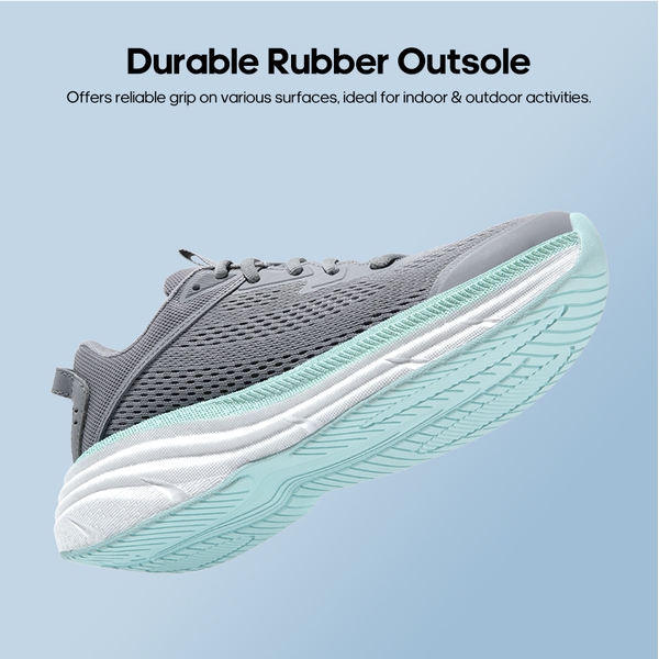 [FlexLife] Women's Lightweight Mesh Running Shoes - GREY - 3